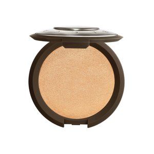 BECCA Pressed Highlighter Champagne Pop + Samples